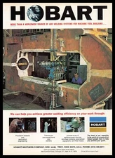 1976 Hobart Brothers Troy Ohio Arc Welding Systems Factory Plant Photo Print Ad