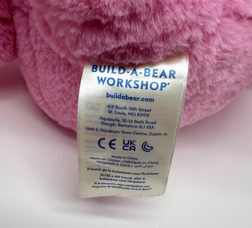 Build A Bear BAB rosa Froschkröte 16 Zoll Plüschtier Stofftier mit Outfit + Schuhe - Bild 14 von 15