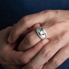 Anillo Mendel Talla 6-15 Anillo Claddagh Irlandés Para Hombres - Foto 8