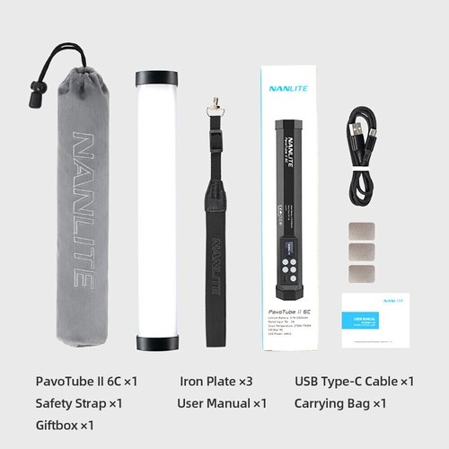Nanlite PavoTube II 6C LED Tube Soft Light Stick Handheld Photography Lighting - Picture 7 of 10