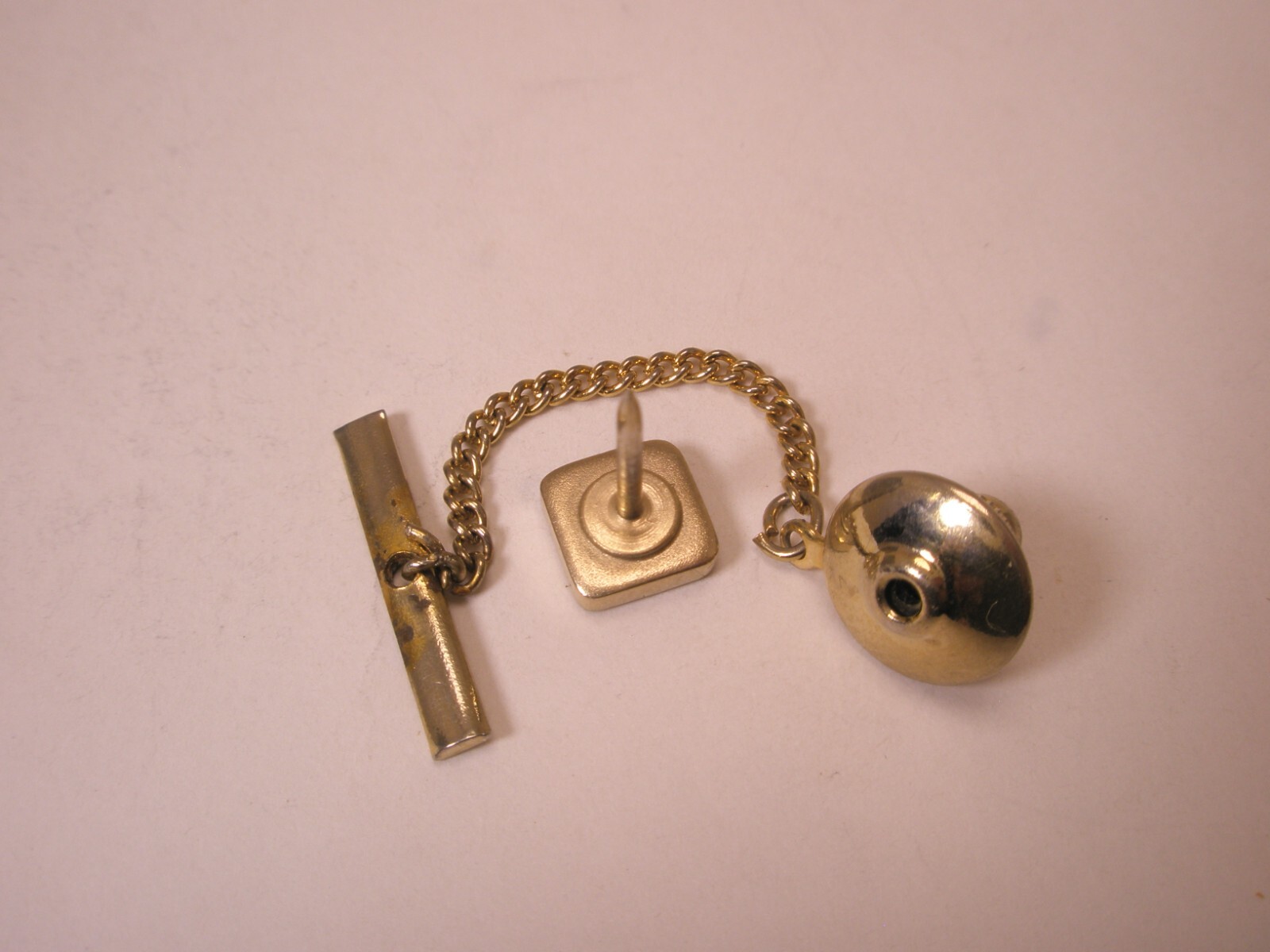 E Monogram Initial Letter Vintage TINY SMALL Tie … - image 5