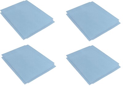 4X Zona 37-944 3M Wet/Dry Polishing Paper, 8.5x11, 9 Micron, Lt Blue (40 Sheets)