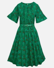 Disney Parks Disney Dress Shop Orange Bird Dress Green Size Medium NWT