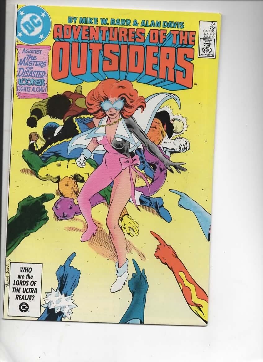 Adventures of the Outsiders #34 DC 1986 Fine" | eBay