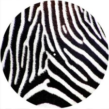 Slipmat Slip Mat for any Felt 12" Turntable LP DJ Record Player New ZEBRA Print