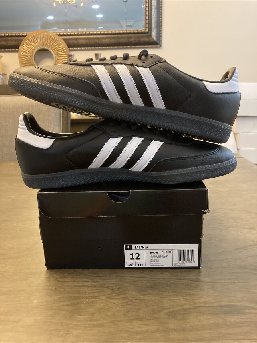 Adidas Samba x FA FuckingAwesome Black White ID7339 SZ 12 DS Adidas Samba x FA FuckingAwesome Black White ID7339 SZ 12 DS