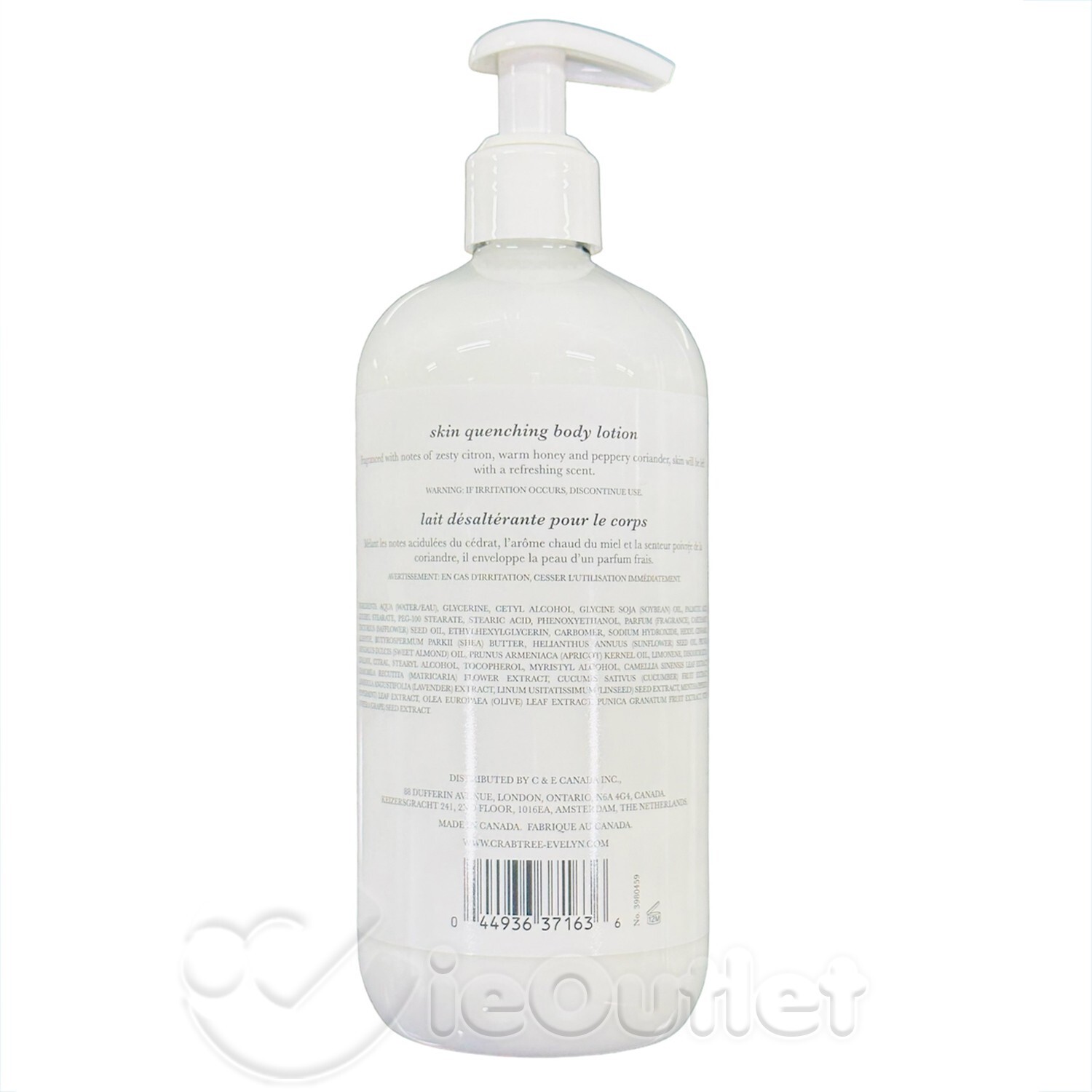 (Lot of 3) Crabtree & Evelyn Citron Honey & Coriander Body Lotion w