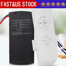 Universal Wireless Remote Control and Receiver Kits for Ceiling Fan Lamp Home