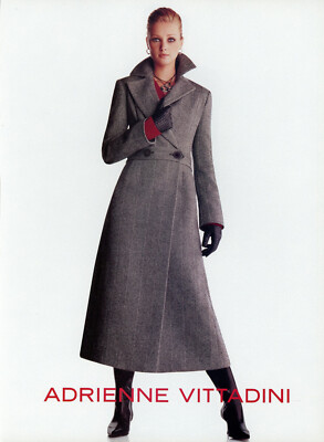 ADRIENNE VITTADINI magazine AD #065 SHARON VAN DER KNAAP 2002 4 PGS