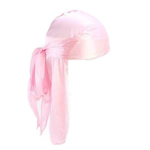 Premium Silky Satin Durag Men's Cap Hat Doo Rag Biker Smooth Head Wrap US SELLER - 第 7/14 張圖片