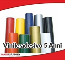 Vinile adesivo al mt 5 anni Intaglio plotter taglio CAMEO 