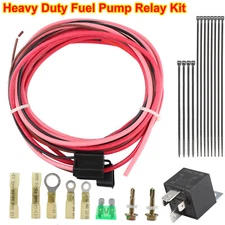 Electric Fuel Pump Relay Kit Fuel Pump Wiring Harness Kit Relay Bypass 40 AMP