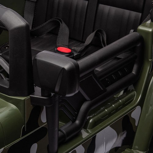 12V 4WD Licensed Toyota Land Cruiser FJ40 Ride-on Car with Parental Remote Green - Picture 16 of 22