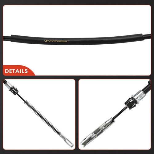 2x Rear Side Parking Brake Cable for Chevrolet S10 98-04 Isuzu Hombre GMC Sonoma - Foto 7 di 9