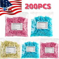 200PCS Heat Shrink But Connector Waterproof Electrical Wire Marine Butt Splice