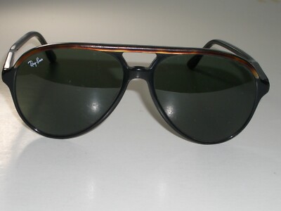 VINTAGE B&L RAY-BAN L1668 BLK/TORTOISE TRIM STYLE-A G15