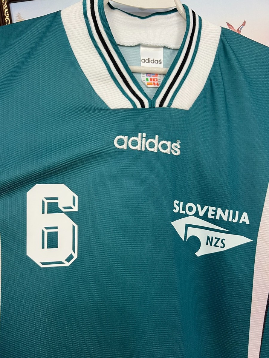 Maillot De Football Vintage Adidas - Taille XL - Made In Slovenia - Porté En Match #14