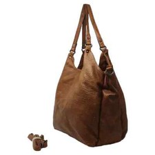 Womens Casual Handbag Plain Hobo Shoulder Bag with Detachable Crossbody Strap UK