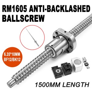 1605-1500mm-Ball-Screw-Lead-Rod-Machined-Shaft-Coupling-BF12-BK12-End-Support