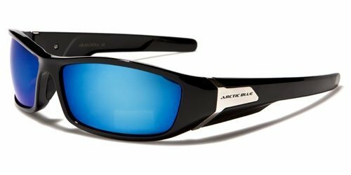 Arctic Blue Mirrored Men Sport Sunglasses Cycling Baseball Ski Snowboard - Picture 3 of 11