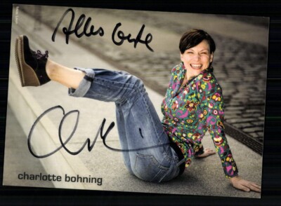 Charlotte Bohning Autogrammkarte Original Signiert # BC 209047