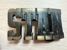 Vintage Stan Solid Brass Buckle - Taiwan