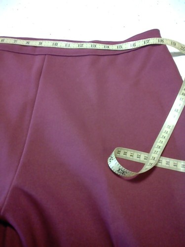 Bend Over Maroon Pants Size 18 Average Women Polyester - Picture 3 of 6