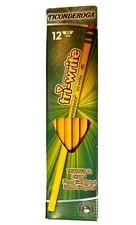 Ticonderoga Tri-Write Triangular Pencils No 2 Tip Yellow Pack 13856