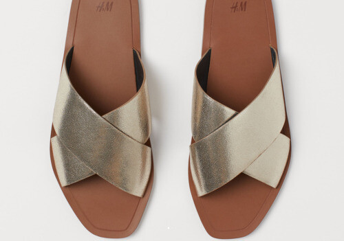 Sandales à Talons Compensés Benetton – Multicolore Camel – Taille 37 – Neuves Avec Boîte
