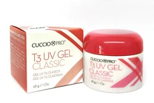 CUCCIO Pro T3 LED/UV Cool Cure Versatility Gel - Controlled Leveling CLEAR 1oz