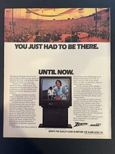 Vtg 1980s AD Zenith 27" Digital TV, Sound by Bose, You Just Had to Be There