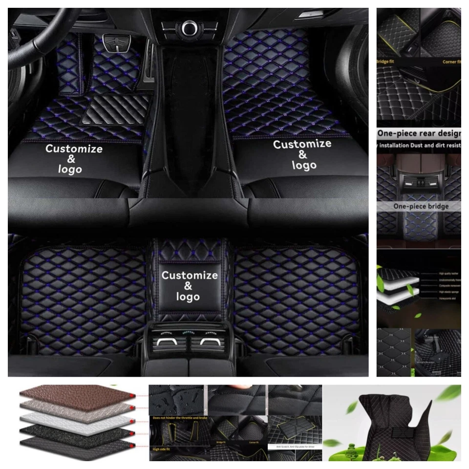 Fit For Peugeot 2004-2014 Car Floor Mats Waterproof Custom Liners Carpets Liners - Изображение 4 из 4