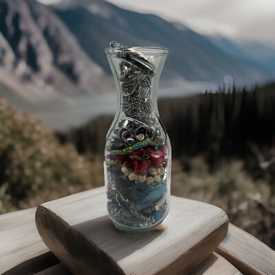 ALL Wearable Jewelry Jar ~Thrift Jar/TikTok NO JUNK Treasure - Main Image