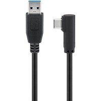 Goobay Usb 3.2 Gen 1 Kabel, USB-A Stecker > USB-C Stecker 90°, Schwarz