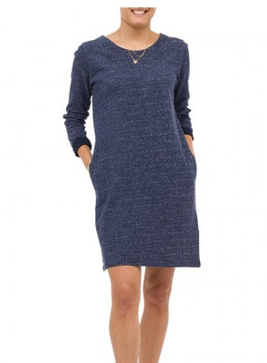 Oxbow women's dress casual long sleeve dress. Navy Blue, XL