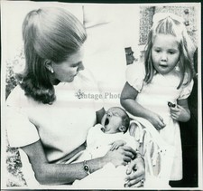 1970 Prince Nicholas Queen Anne Marie Greece Rome Child 7X7 Historic Press Photo