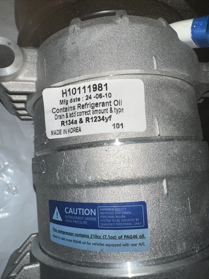 Chevrolet Express 1500/500/3500 1999-2002 compresor de aire acondicionado nuevo Foto 2 de 4