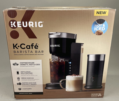 Keurig - K-Cafe Barista Bar Single Serve Coffee Maker and Frother - Black