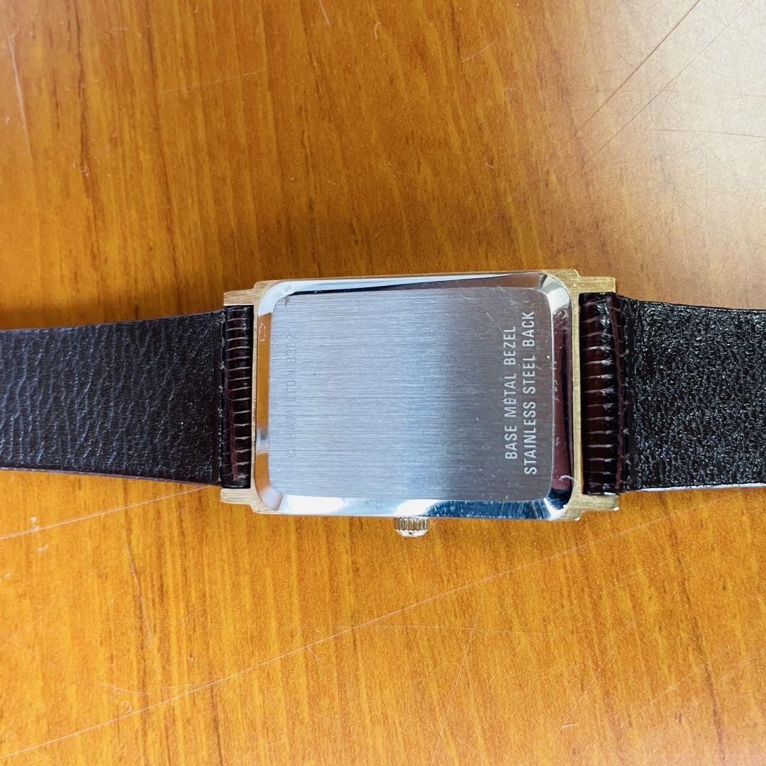 ブルックスブラザーズ　ハミルトン 8362　腕時計　ゴールド　タンク　希少 Brooks Brothers Hamilton 8362 Watch Gold Tank Rare | eBay