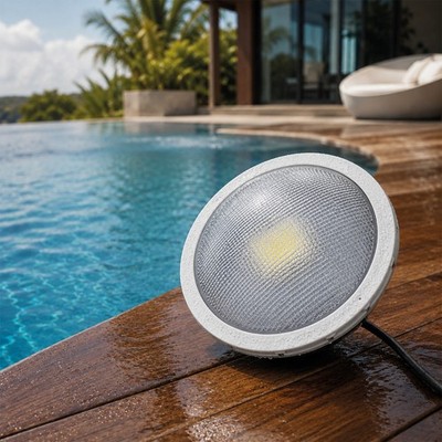 PAR56 LED Poollampe 70W 12V AC weiß IP68 Ersatz für Poolscheinwerfer