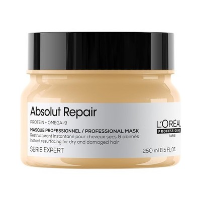 L'Oreal Professionnel Paris Absolut Repair Hair Mask, 8.5 fl oz (E765)