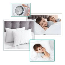Toddler Pillowcase White 13x18 Inch 100 Cotton Soft Kids Travel Pillow Cover