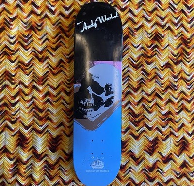 Andy Warhol Alien Workshop Skull/Portrait Anthony Van Engelen Skateboard Deck
