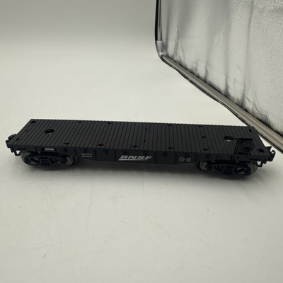 #ad MENARDS O GAUGE BURLINGTON NORTHERN SANTA FE FLATCAR BNSF #20456 NM EX $19.99