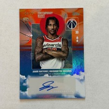 Jamir Watkins Topps 2025-26 Contemporary Marks Auto orange Foil /25 Rookie