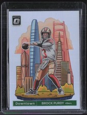 2025 Panini Donruss Optic Downtown #4 Brock Purdy