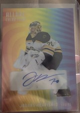 2025-26 Upper Deck Allure #RA-JK Joonas Korpisalo Full Rainbow Auto