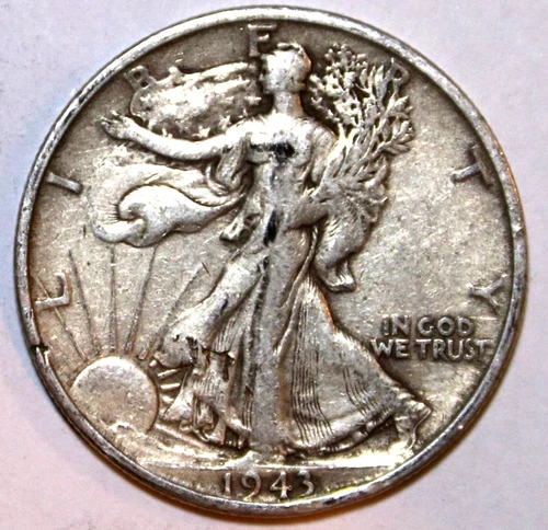 1943-S Walking Liberty Half Dollar - Extra Fine - Details - #0532EC