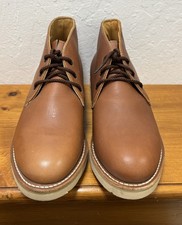 Bota de cuero Red Wing (595) Traction Tred Chukka punta suave para hombre talla 9