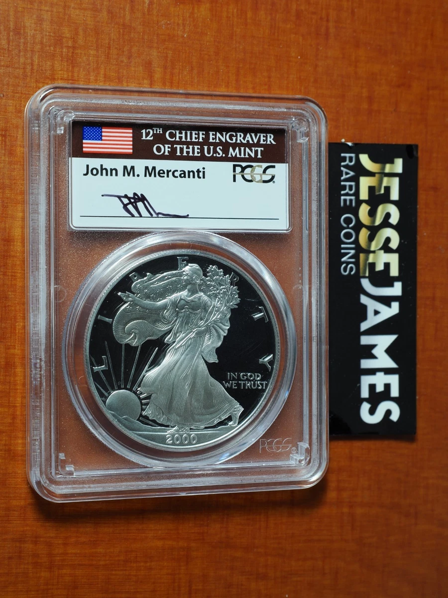 American Eagle PR 70 Graded 2000 Silver Bullion Coins for sale | eBay